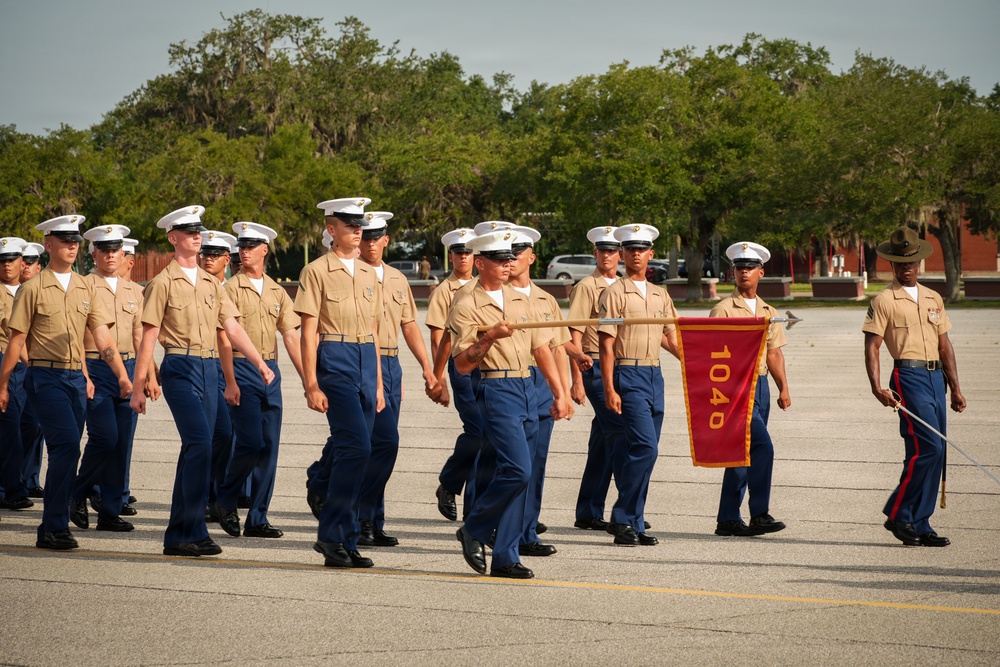 1st Recruit Training Battalion, Bravo Company Graduation