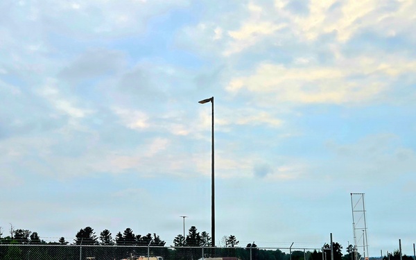 Parking area for Wisconsin National Guard’s MATES under construction at Fort McCoy