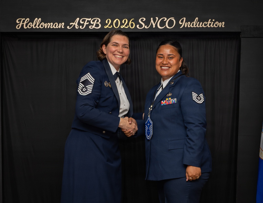 2026 Holloman SNCO medallion ceremony