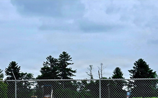 Parking area for Wisconsin National Guard’s MATES under construction at Fort McCoy