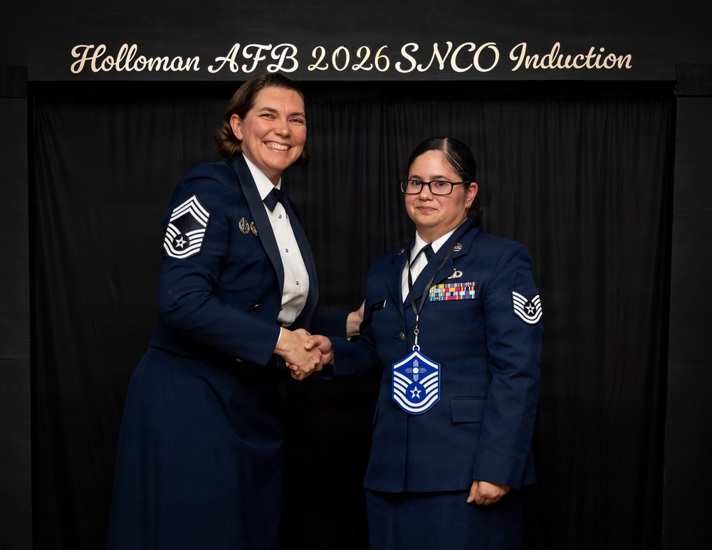 2026 Holloman SNCO medallion ceremony