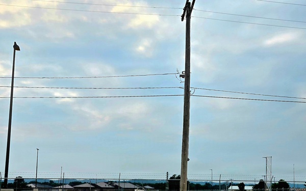 Parking area for Wisconsin National Guard’s MATES under construction at Fort McCoy