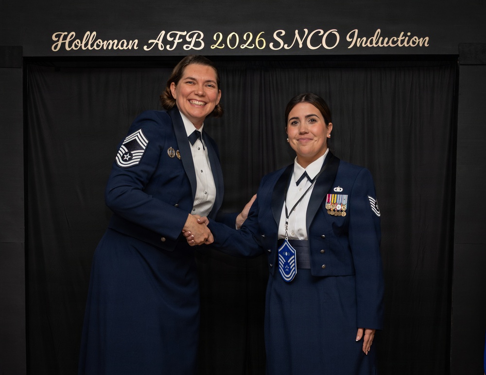 2026 Holloman SNCO medallion ceremony