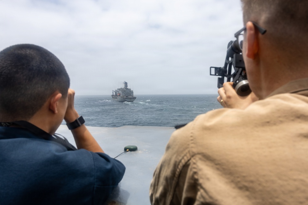 John Paul Jones Conduct Replenishment-at-Sea