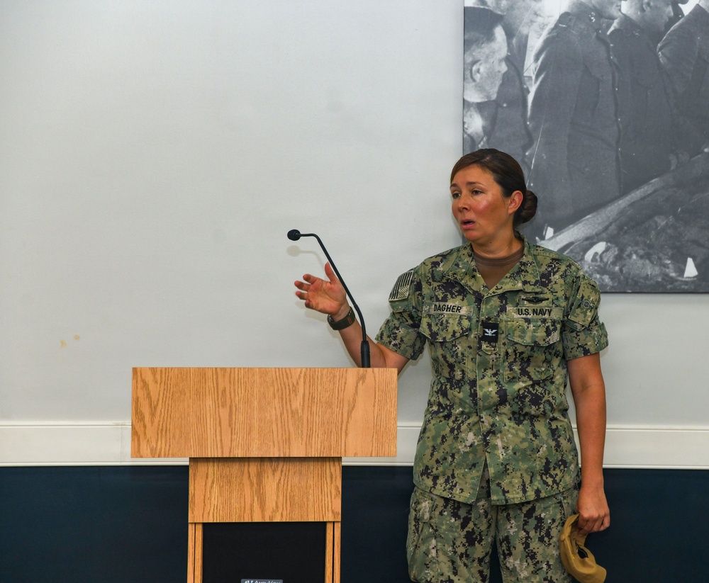 Medical Service Corps Chief holds open forum with Medical Service Corps Officers