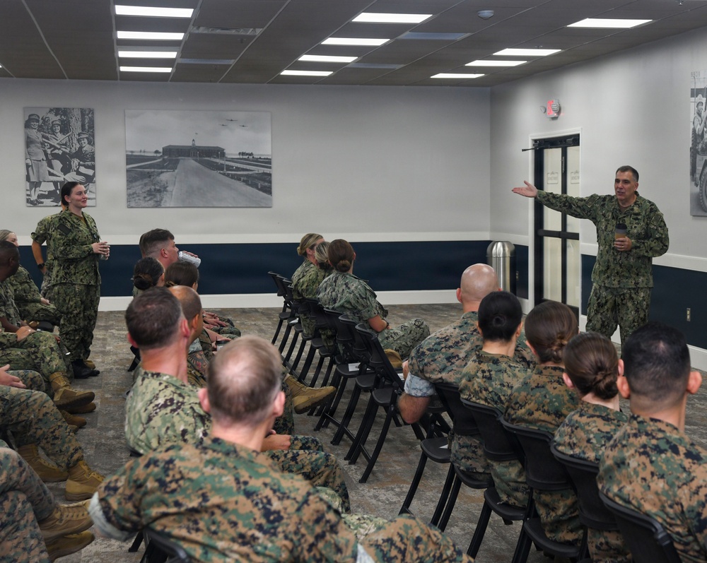 Medical Service Corps Chief holds open forum with Medical Service Corps Officers
