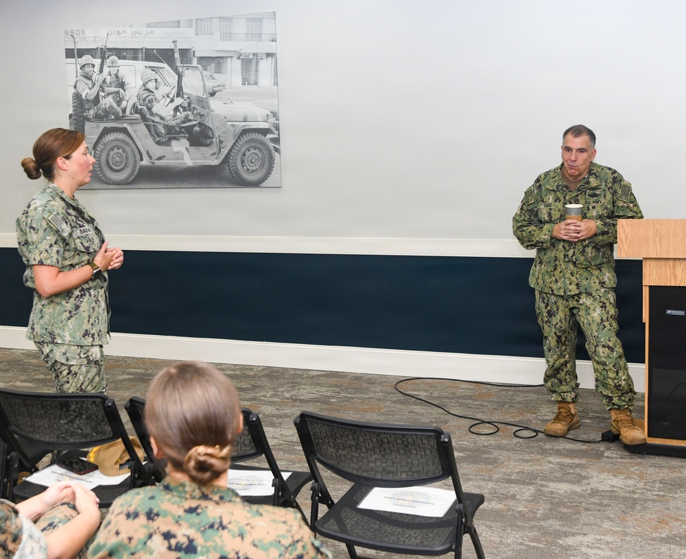 Medical Service Corps Chief holds open forum with Medical Service Corps Officers