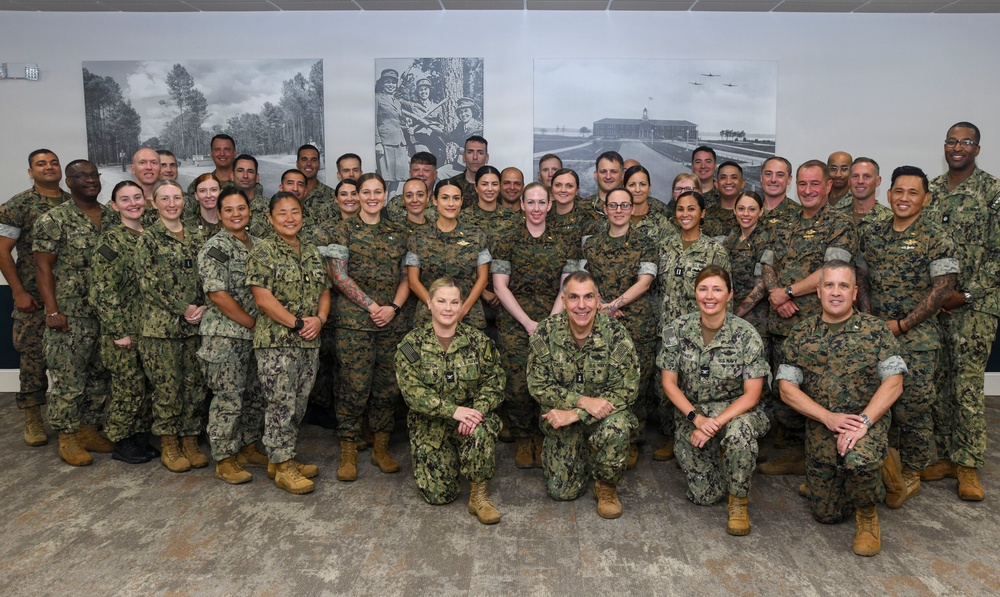 Medical Service Corps Chief holds open forum with Medical Service Corps Officers