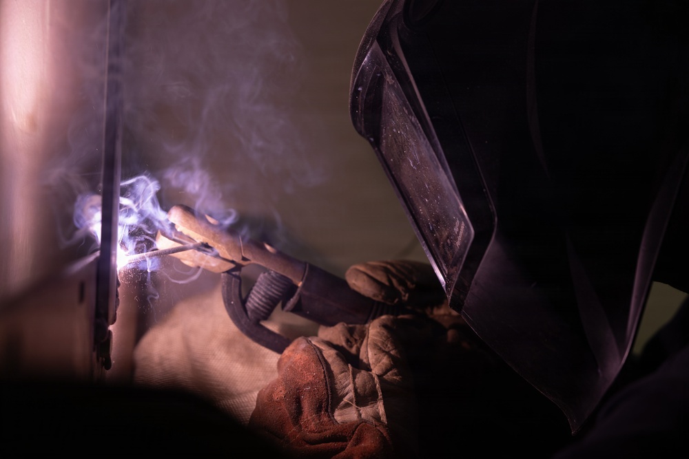 John Paul Jones Sailor Conducts Hot Work