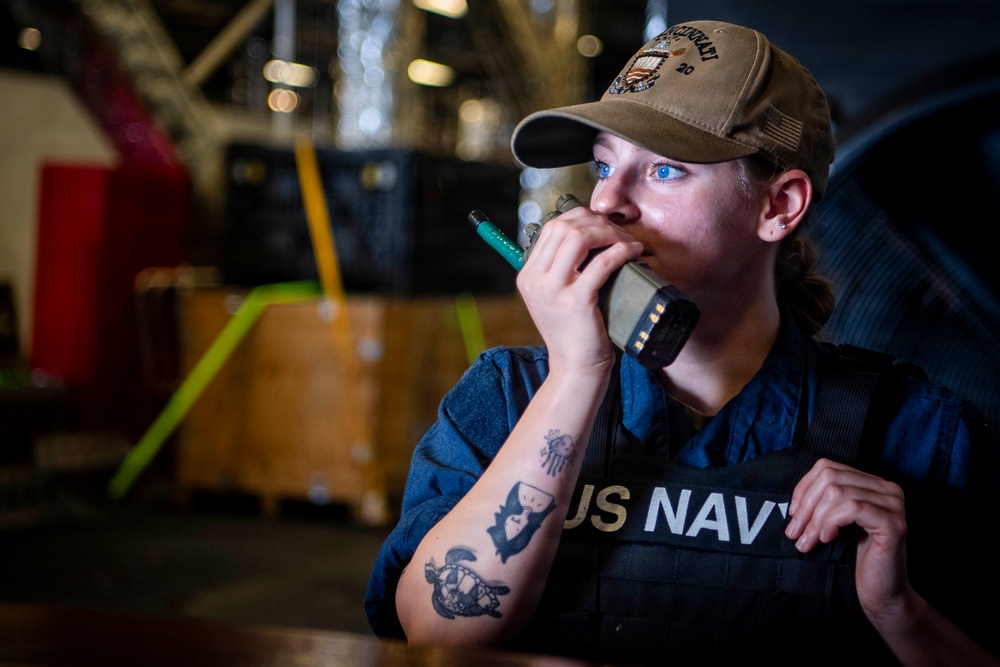 USS Cincinatti Conducts Inport Operations
