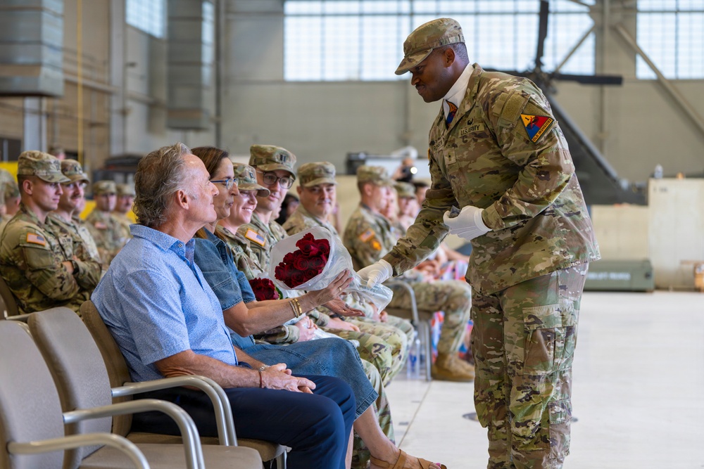B Co, 3-501st AHB-M, 1st AD CAB, conducts change of command ceremony