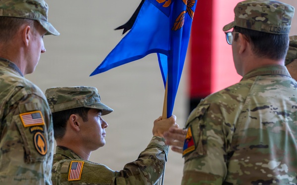 B Co, 3-501st AHB-M, 1st AD CAB, conducts change of command ceremony