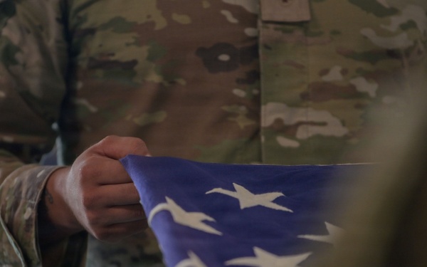 Honor Guard graduation ceremony
