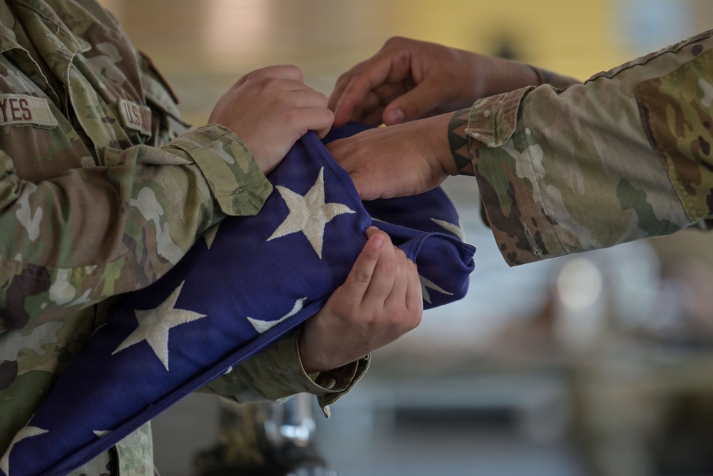 Honor Guard graduation ceremony