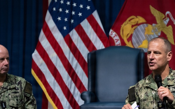 Fleet Master Chief for VCNO Speaks at NAVSUP Town Hall Meeting