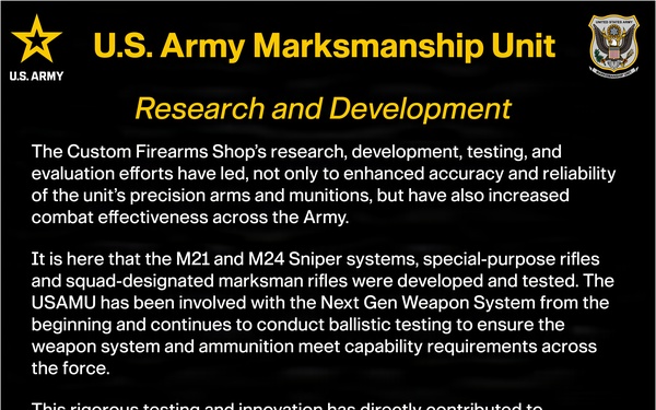 Forging Precision: Inside the U.S. Army Marksmanship Unit’s Custom Firearms Shop