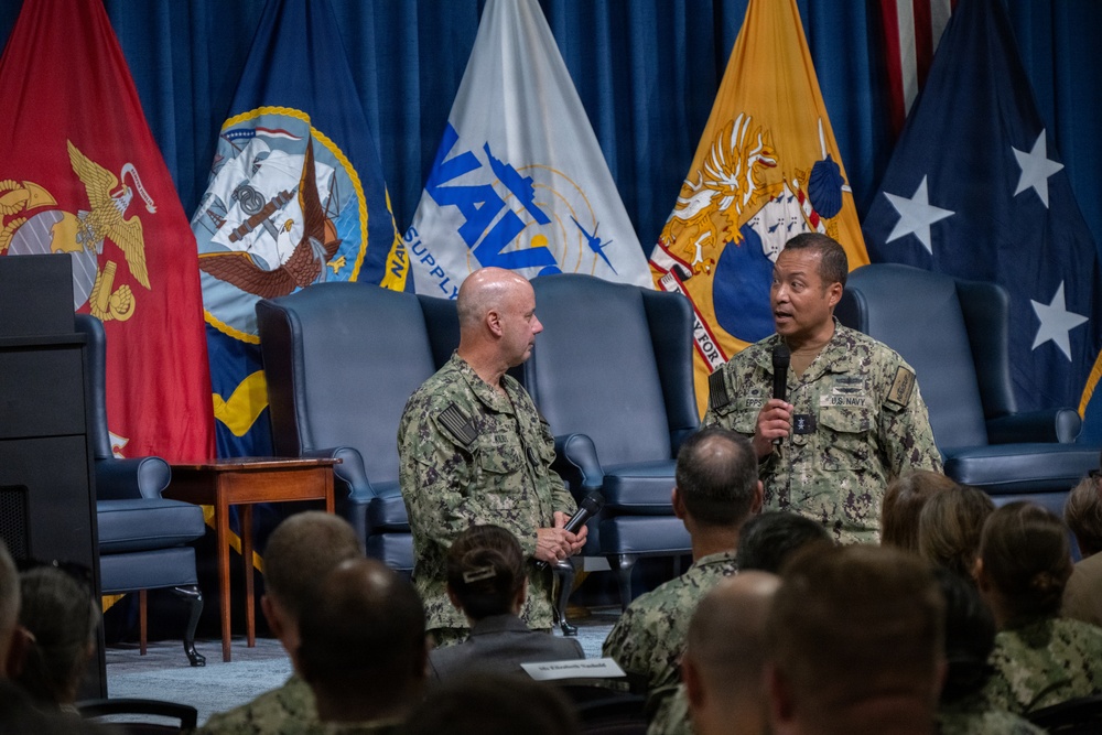 NAVSUP Welcomes VCNO at Town Hall Meeting