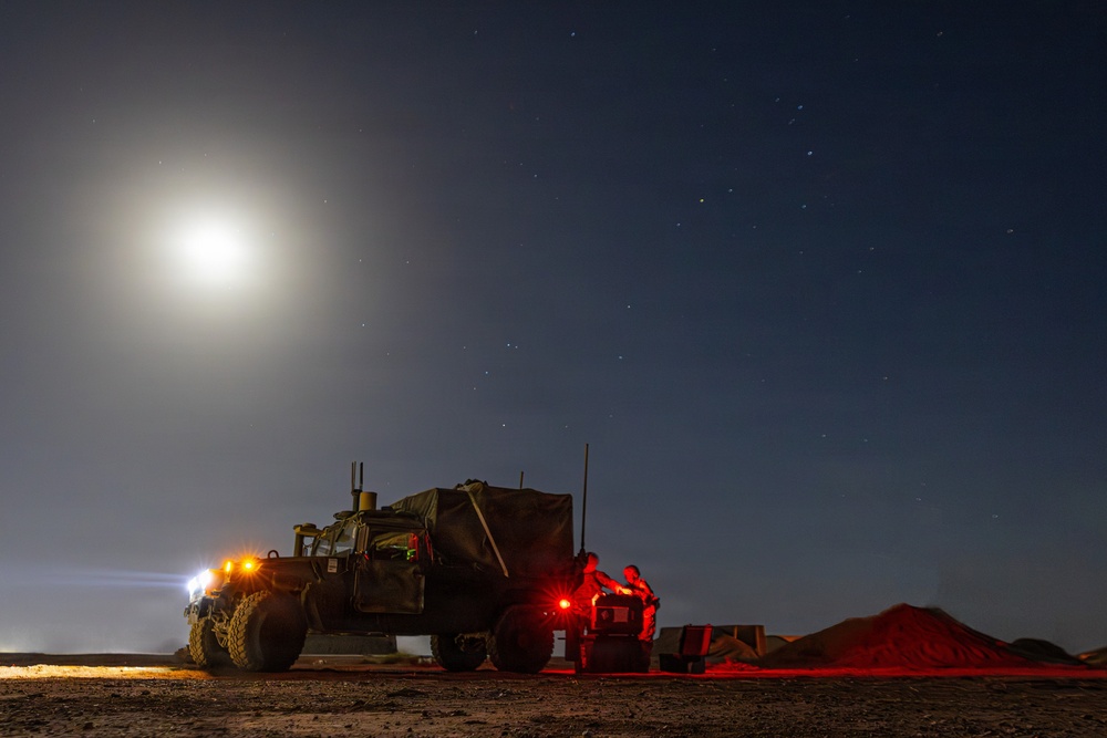U.S. Army Soldiers Conduct Operations in the Middle East