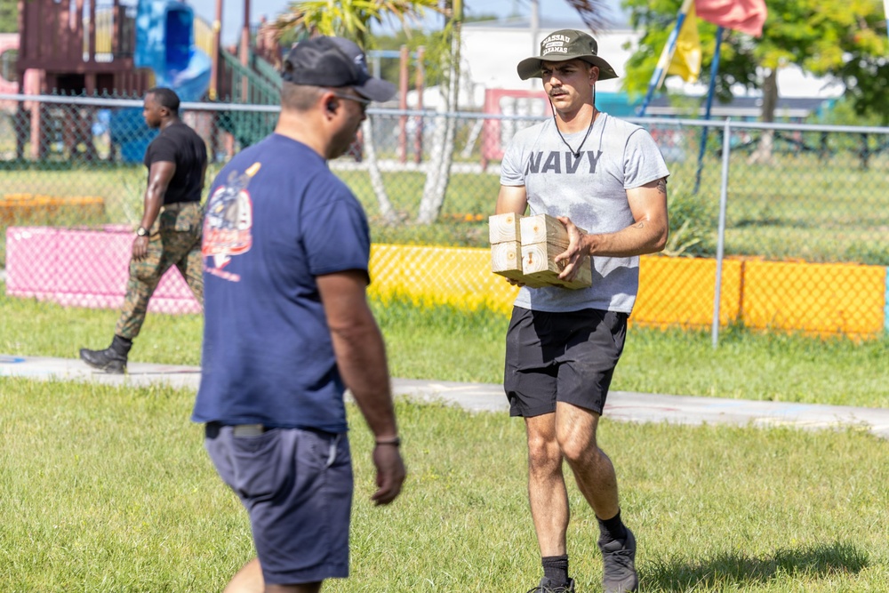 USS Cooperstown Sailors Volunteer in Freeport, Bahamas