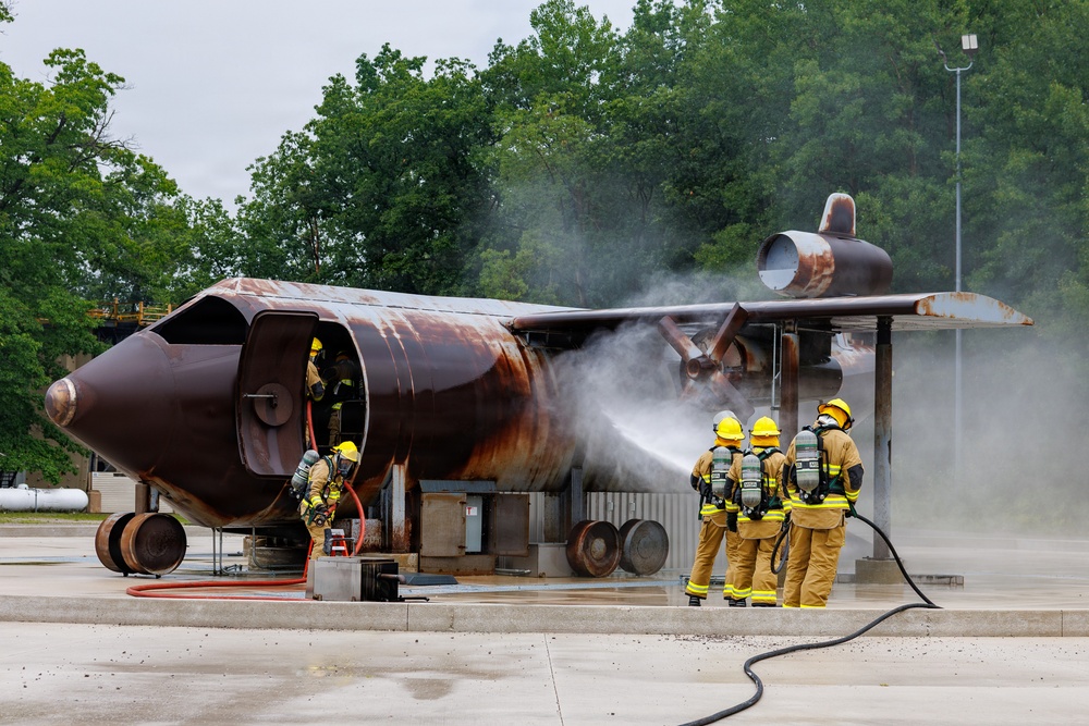 Latvian firefighters train at Northern Strike 26-2