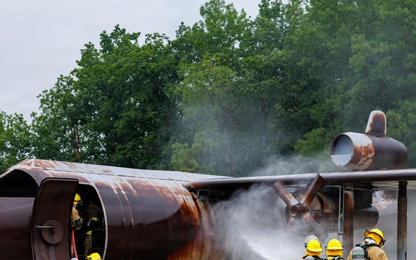 Latvian firefighters train at Northern Strike 26-2