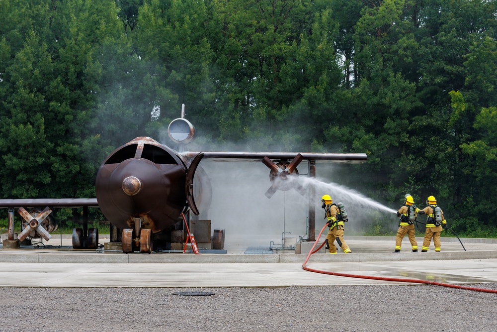 Latvian firefighters train at Northern Strike 26-2