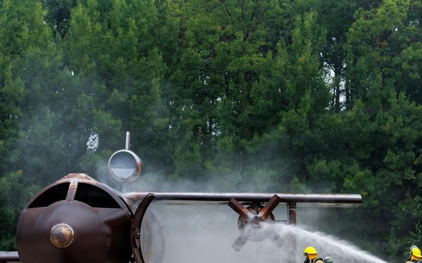Latvian firefighters train at Northern Strike 26-2
