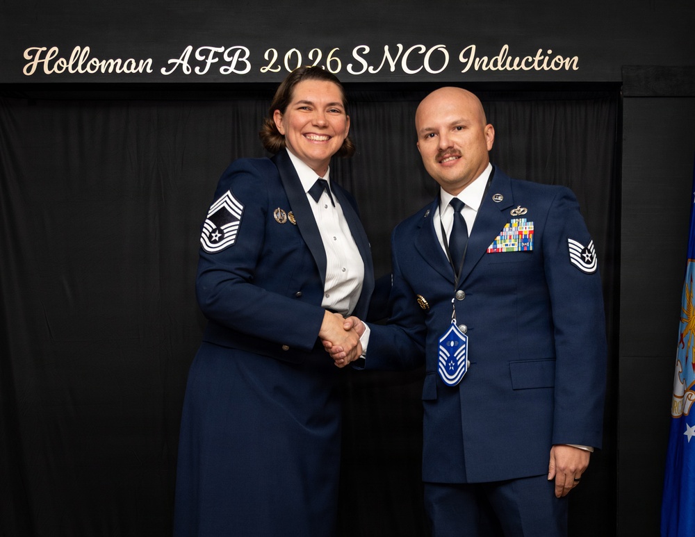 2026 Holloman SNCO medallion ceremony