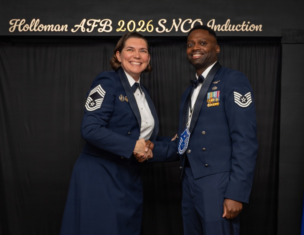 2026 Holloman SNCO medallion ceremony
