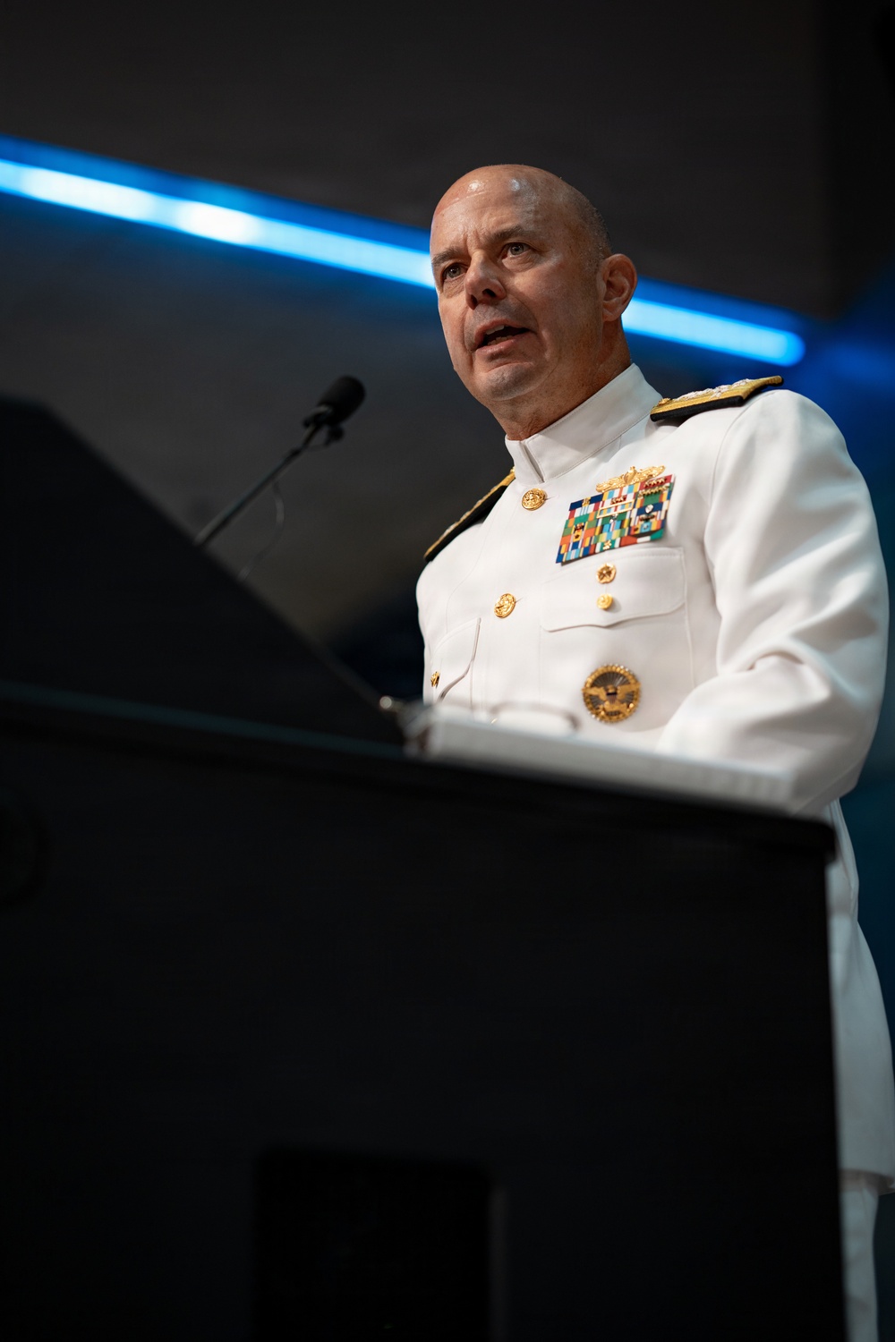 Rear Adm. Kristin Acquavella relieves Rear Adm. Ken Epps as commander NAVSUP and chief of Supply Corps