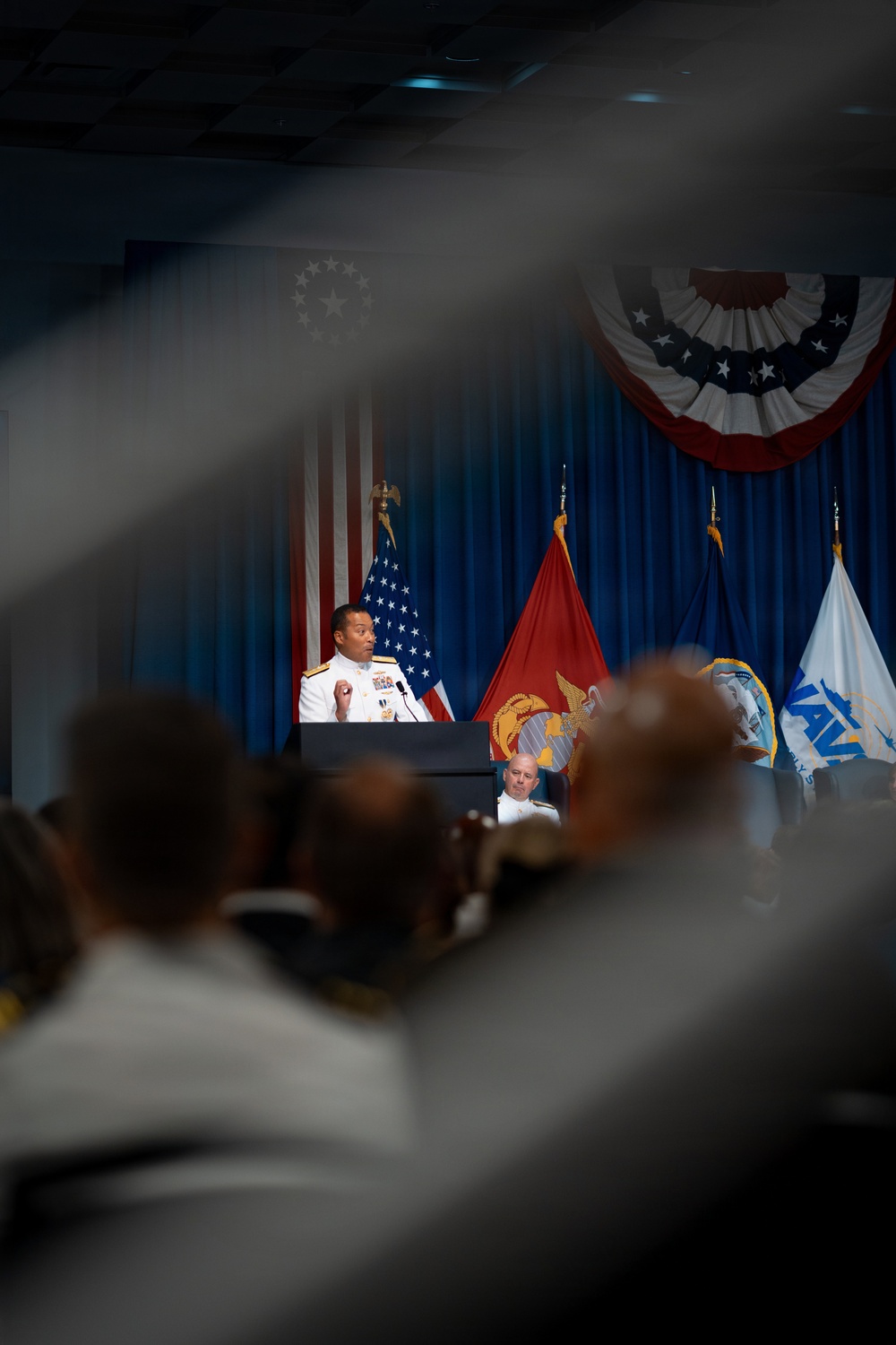 Rear Adm. Kristin Acquavella relieves Rear Adm. Ken Epps as commander NAVSUP and chief of Supply Corps