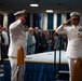Rear Adm. Kristin Acquavella relieves Rear Adm. Ken Epps as commander NAVSUP and chief of Supply Corps