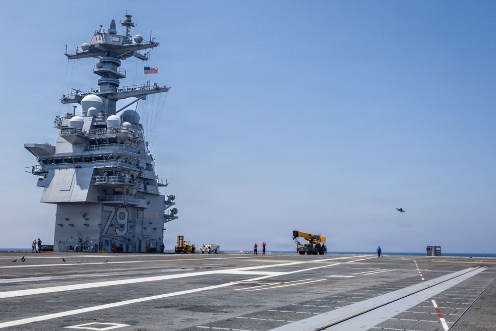 PCU John F. Kennedy conducts Radar Testing