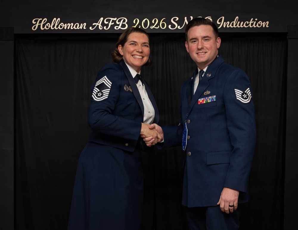 2026 Holloman SNCO medallion ceremony