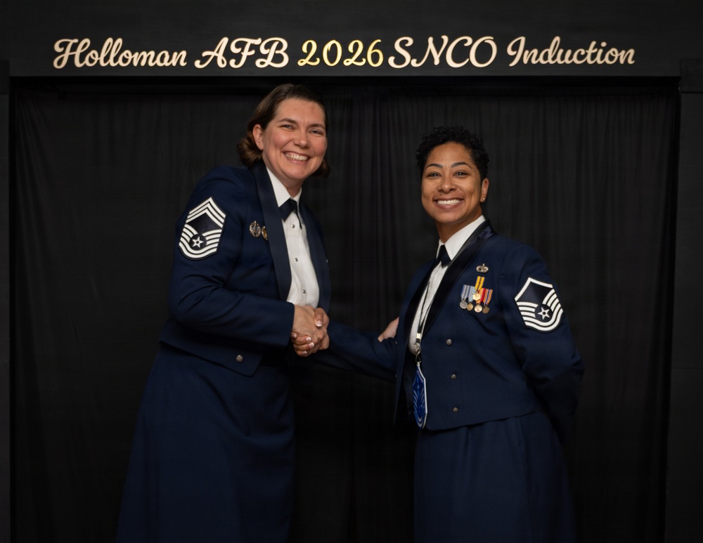 2026 Holloman SNCO medallion ceremony