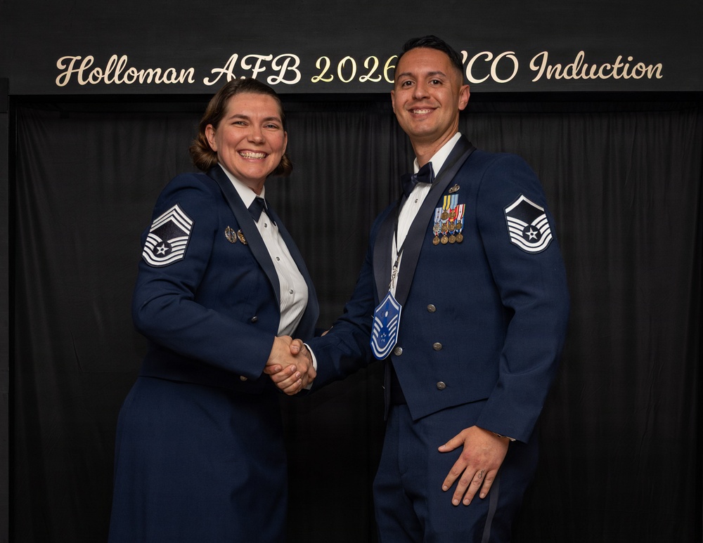 2026 Holloman SNCO medallion ceremony