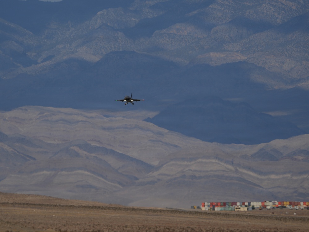 YFQ-44A Fury Conducts Agile Combat Employment Operations at Creech AFB