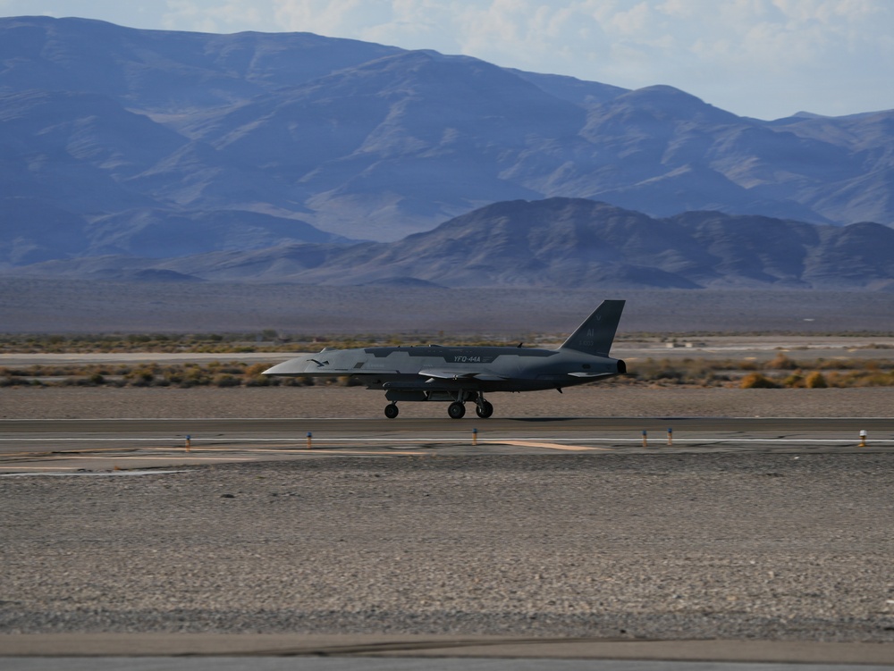 YFQ-44A Fury Conducts Agile Combat Employment Operations at Creech AFB