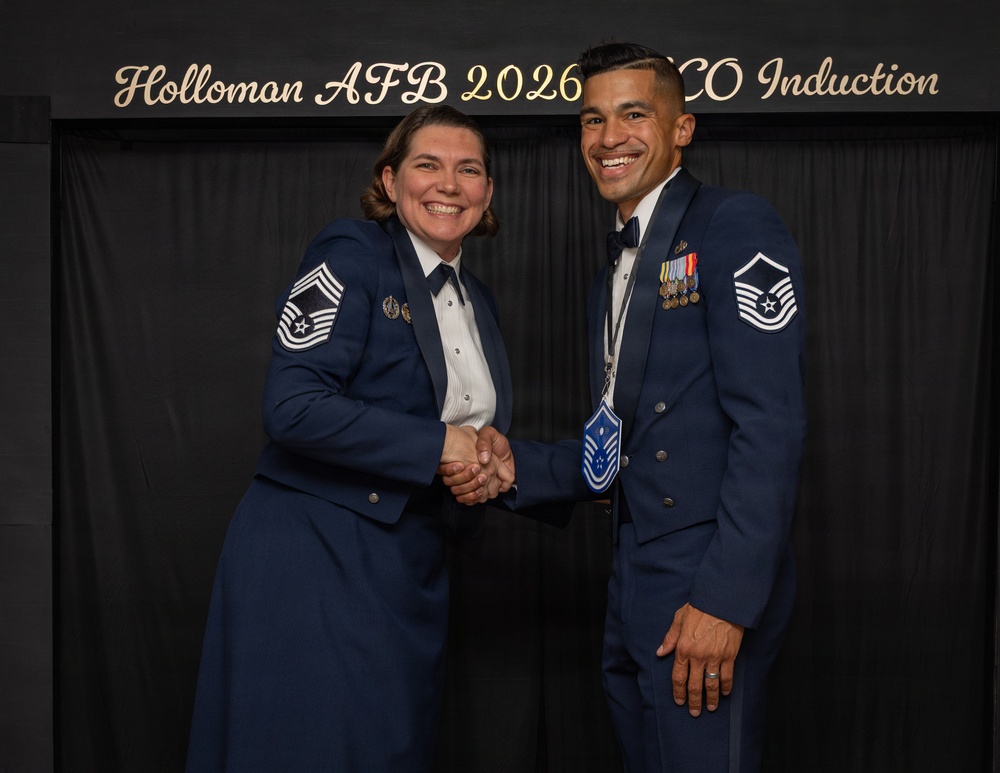 2026 Holloman SNCO medallion ceremony