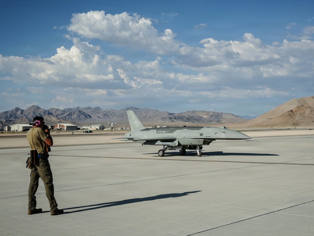 YFQ-44A Fury Conducts Agile Combat Employment Operations at Creech AFB