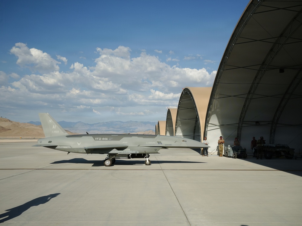 YFQ-44A Fury Conducts Agile Combat Employment Operations at Creech AFB