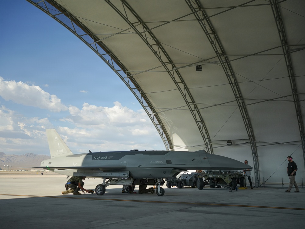 YFQ-44A Fury Conducts Agile Combat Employment Operations at Creech AFB