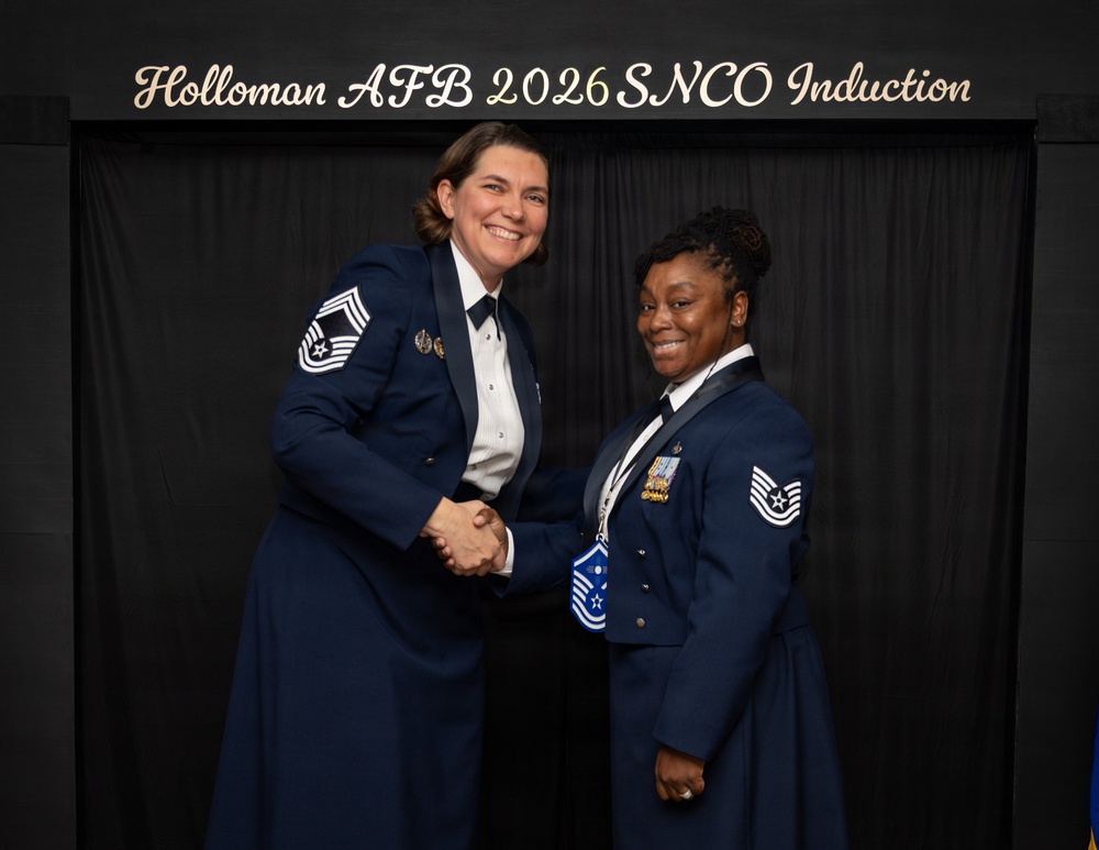 2026 Holloman SNCO medallion ceremony