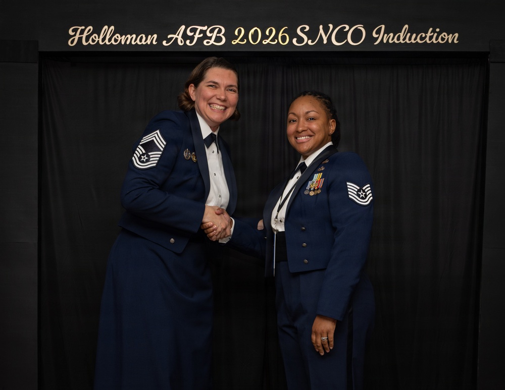 2026 Holloman SNCO medallion ceremony