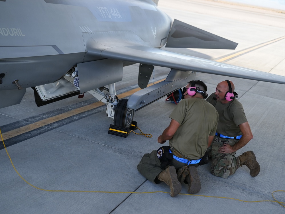 YFQ-44A Fury Conducts Agile Combat Employment Operations at Creech AFB