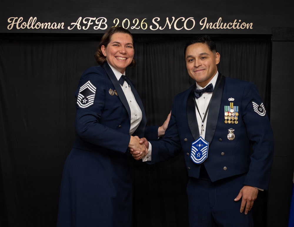 2026 Holloman SNCO medallion ceremony