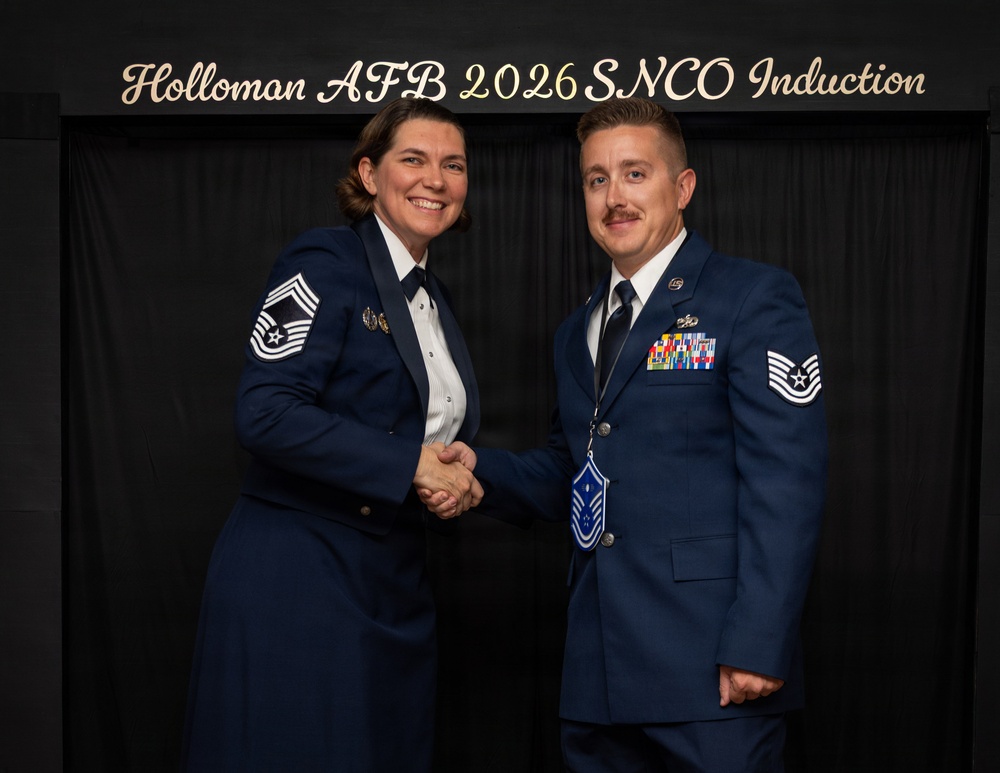 2026 Holloman SNCO medallion ceremony