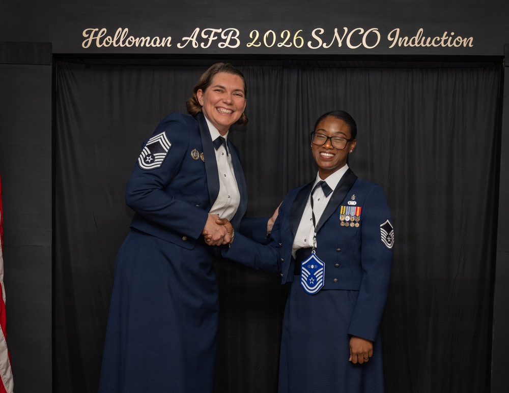 2026 Holloman SNCO medallion ceremony