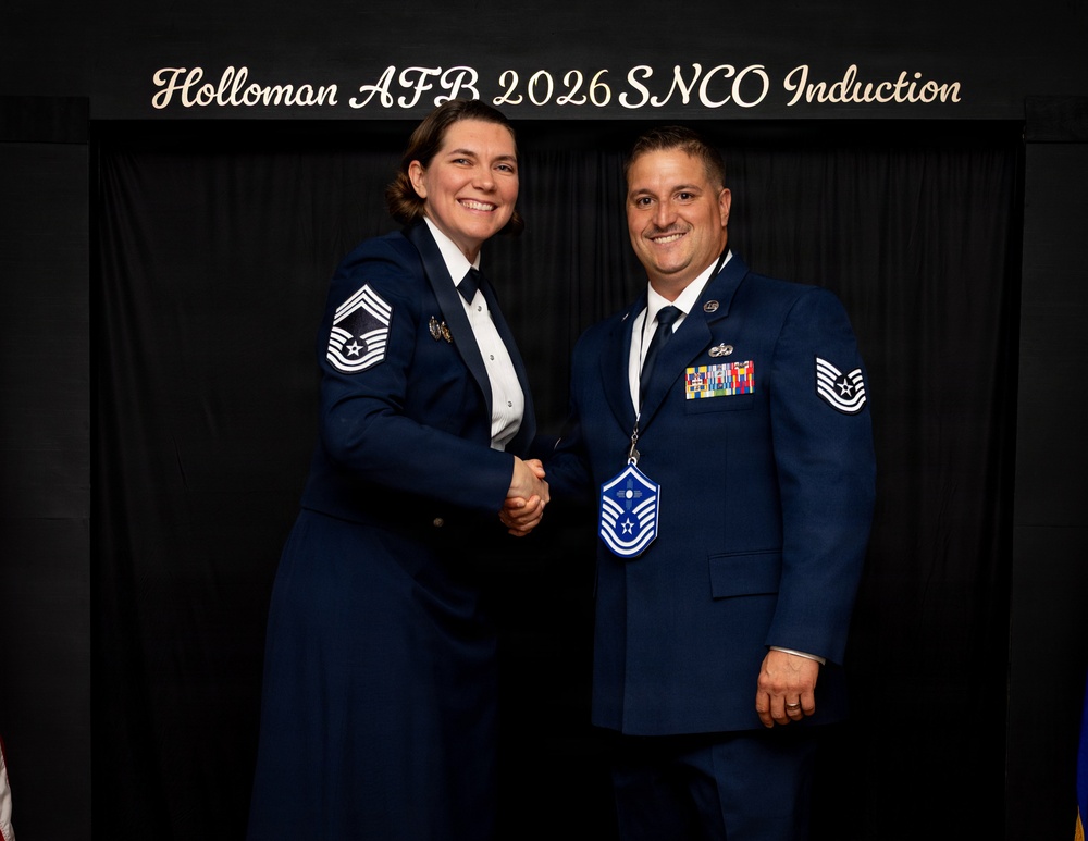 2026 Holloman SNCO medallion ceremony