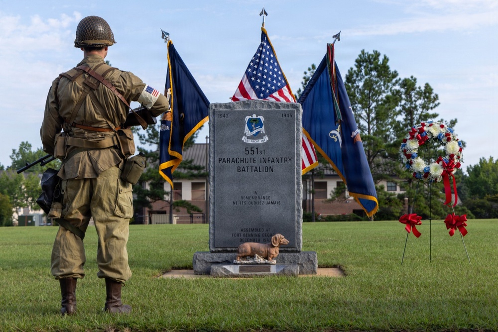 551st Infantry Regiment Redesignates in Dual Ceremonies